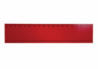 Guidecraft Personalized Wall Art Ruler Red