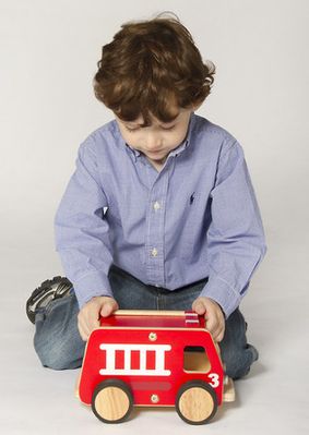 Guidecraft  Plywood Fire Engine