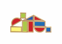 Guidecraft Rainbow Blocks 10 Piece