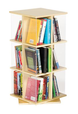 Guidecraft Rotating Book Display 3 Tier