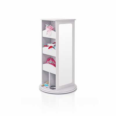 GUIDECRAFT Rotating Dress-Up Storage Center - Grey