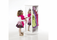 GUIDECRAFT Rotating Dress-Up Storage - White