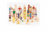 GUIDECRAFT Wedgies Multi-Cultural Family Set