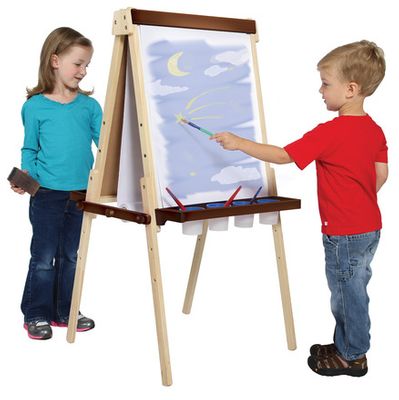 Guidecraft Wooden Floor Easel