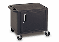 H. Wilson 26"H-42"H TUFFY CART w/Cabinet
