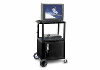 H. Wilson 42"H TUFFY CART w/Cabinet
