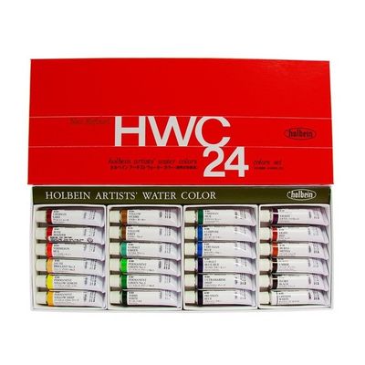 Holbein ARTIST WATERCOLOR SET OF 24 - 5ml - Click to enlarge