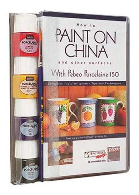 PEBEO How to Paint on China Video Kit (VHS with Paints)