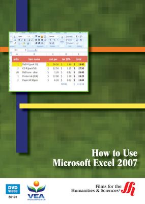 How to Use Microsoft Excel 2007 (Enhanced DVD)