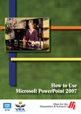 How to Use Microsoft PowerPoint 2007 (Enhanced DVD)