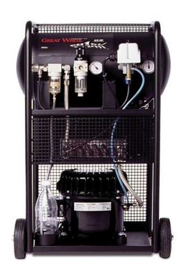 Iwata GREAT WHITE SHARK Airbrush COMPRESSOR - Click to enlarge