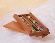Jack Richeson & Co. Inc. St. Petersburg Watercolor Set of 12 in Wooden Slide Top Box - Click to enlarge