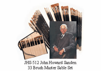 John Howard Sanden 33 Brush Master Sable Set