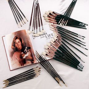 JOHN HOWARD SANDEN Professional Collection BRUSH SET - 47 Pieces - Click to enlarge