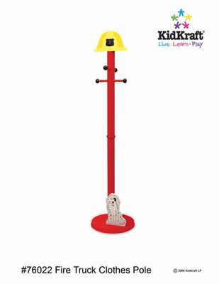 KIDKRAFT Firetruck Clothespole