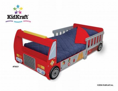 KIDKRAFT FireTruck Toddler Cot - Click to enlarge