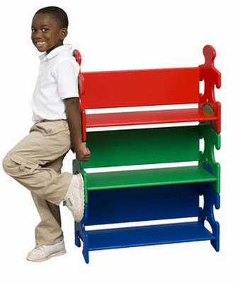 KIDKRAFT Puzzle Book Shelf - Primary