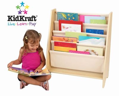 KIDKRAFT Sling Bookshelf Natural - Click to enlarge