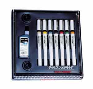 Koh-I-Noor® Rapidograph® 7-Pen Artist Set