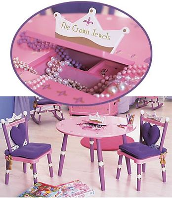 Levels of Discovery Princess Table & 2 Chairs Set