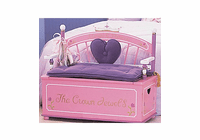 Levels of Discovery PRINCESS TOY BOX BENCH