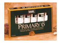  LIQUITEX PRIMARY 6 Acrylic Paint Set