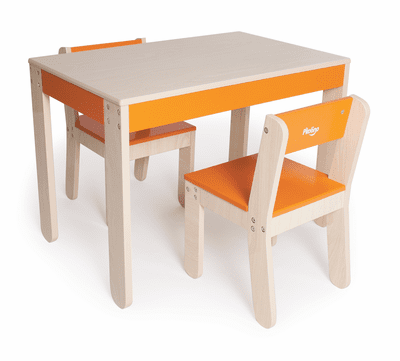 Little One's Table and Chairs - Orange