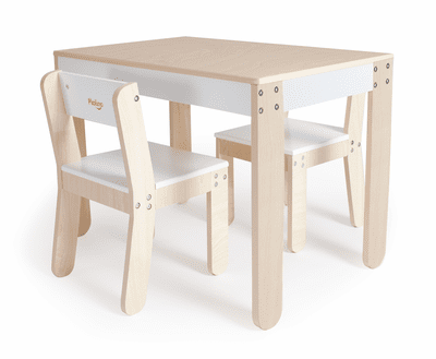 Little One's Table and Chairs - White
