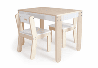 Little One's Table and Chairs - White
