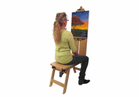 Martin Rolling Wooden Bench Style Easel