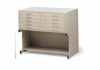 Mayline® 5-Drawer C-File Sand