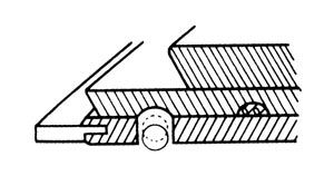 Mayline Mobile Parallel Ruling Straightedge with Derlin Rollers