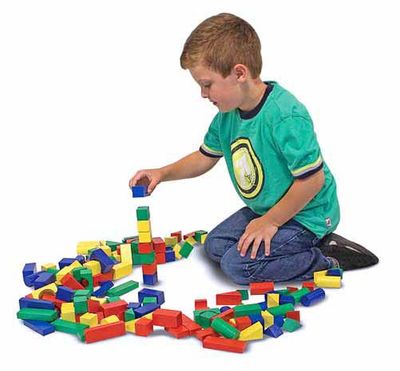 Melissa & Doug 100 Wood Blocks Set - Click to enlarge