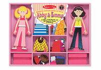 Melissa & Doug Abby & Emma Magnetic Dress-Up