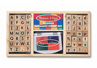 Melissa & Doug Alphabet Stamp Set