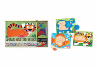 Melissa & Doug Animal Pattern Blocks Set