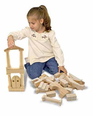 Melissa & Doug Architectural Unit Blocks - Click to enlarge