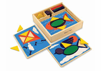 Melissa & Doug Beginner Pattern Blocks