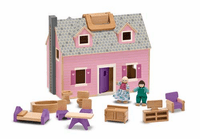 Melissa & Doug Fold & Go Dollhouse