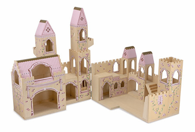 Melissa Doug Folding Princess Castle