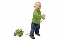 Melissa & Doug Frolicking Frog Pull Toy
