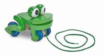 Melissa & Doug Frolicking Frog Pull Toy