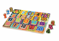 Melissa & Doug Jumbo Numbers Chunky Puzzle