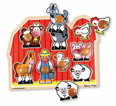 Melissa & Doug Large Farm Jumbo Knob - Click to enlarge