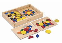 Melissa & Doug Pattern Blocks and Boards