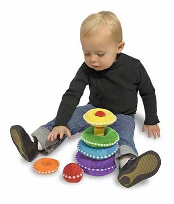 Melissa & Doug Rainbow Stacker - Plush - Click to enlarge