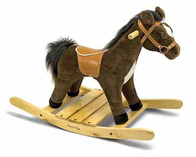 Melissa & Doug Rock and Trot Rocking Horse - Plush - Click to enlarge