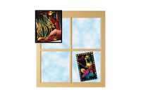Melissa & Doug Scratch Light - Stained Glass (30 sheets)