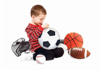 Melissa & Doug Sports Balls in a Mesh Bag - Plush