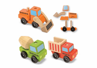 Melissa & Doug Stacking Construction Vehicles